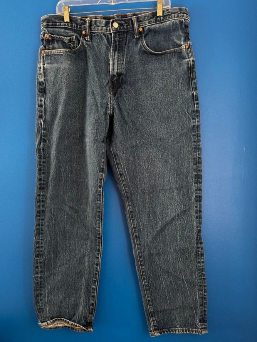 GAP Jeans Men's 38 X 34 Straight Stretch Denim GAPFLEX 1969 Dark Wash